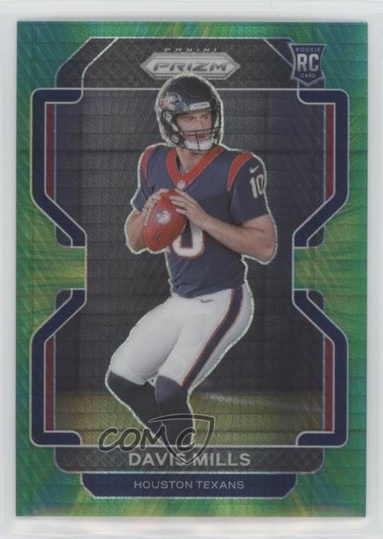 2021 Panini Prizm Rookie Hyper Prizm 43/175 Davis Mills #352 0n1s
