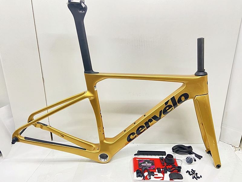 Cervelo Soloist Carbon Road Bike Frame Set 2023 Size 48 Gold Dust