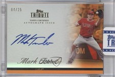 2012 Topps Tribute Auto Orange 4/25 Mark Trumbo #TA-MT4 Auto 0hn