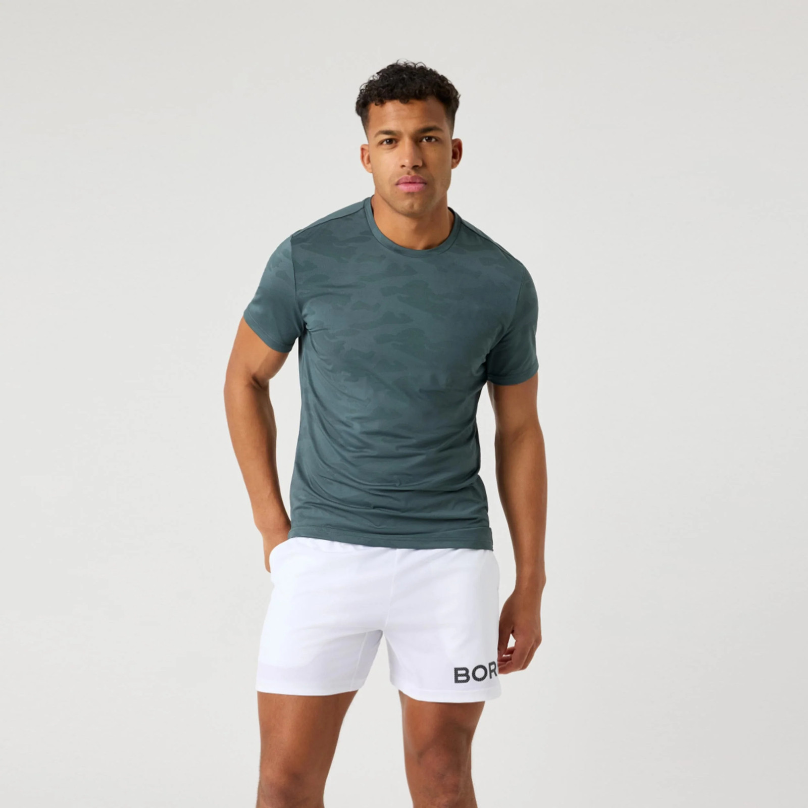 Bjrn Borg Performance T-Shirt Herren dunkelgrn 9490₽