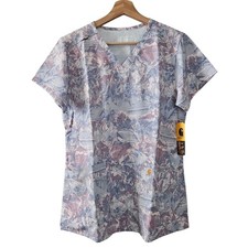 Carhartt Force Cross-Flex Modern Fit V Nevk Pribt Scrub Top NWT Size Small