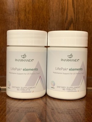 NuSkin Lifepak Elements x 2 Powerful Affordable 25 important vitamins Exp 10/27