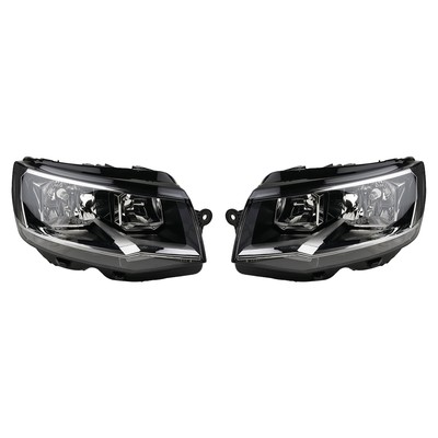 Scheinwerfer Set Halogen passend für VW Transporter T6 2015 H7 Lin. Rec. mit TFL