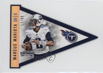 2015 Panini Contenders Pennants Holo Gold 13/99 Marcus Mariota Rookie RC 5yi