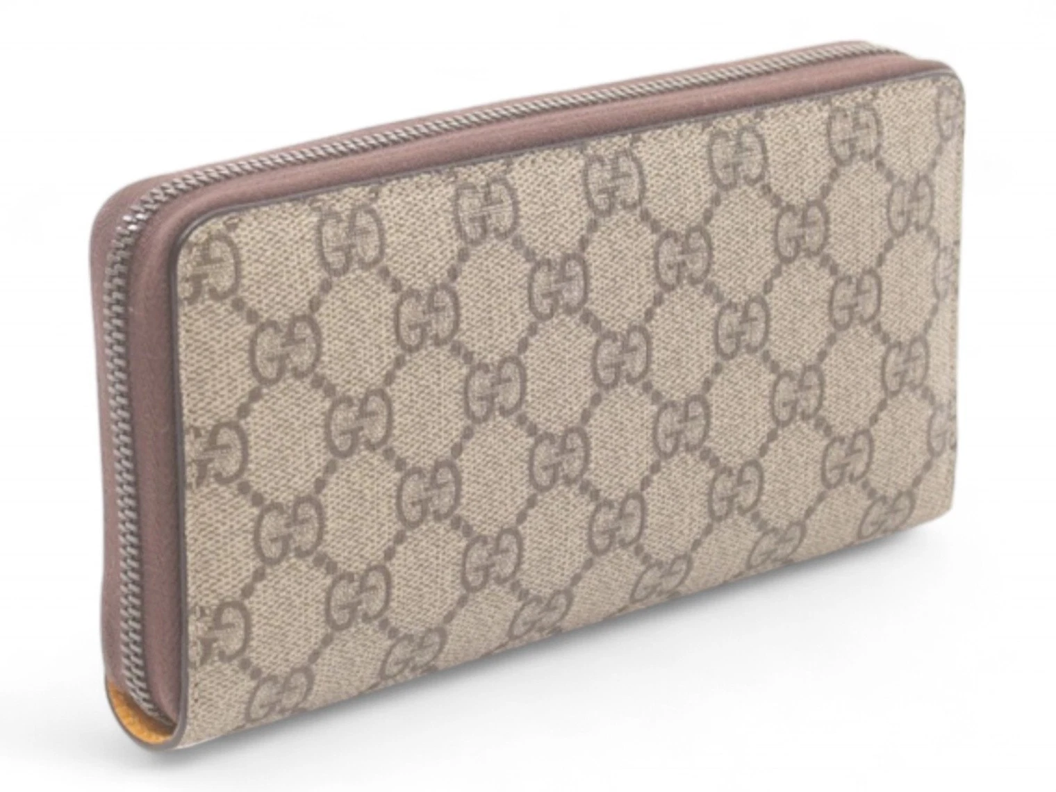Portefeuille long femme Gucci GG Supreme, occasion, léger à porter