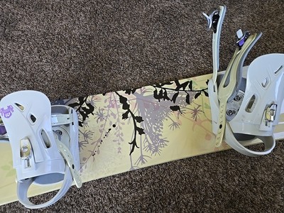 MORROW WILDFLOWER 53 SNOWBOARD WITH BINDINGS | eBay