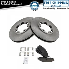 Front Premium Posi Ceramic Disc Brake Pad & Rotor Kit for NIssan Truck SUV