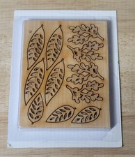 Stampin Up IN GOOD TASTE ELEMENTS 152476 Wood Elements 91 Piece Set