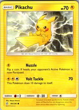 Pikachu Cosmic Eclipse 66/236 Common Pokemon Near Mint on eBay