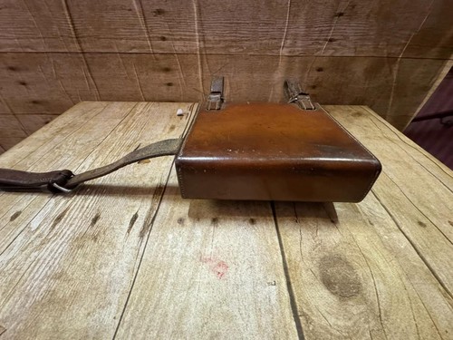 Jagd Sandwich Dose & gepunzt Silber 1908 Glas Flachmann Leder Etui SWAINE - Bild 2 von 23