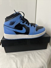 Air Jordan 1 MID (GS) blu UK 4 / EU36.5 / con scatola originale.