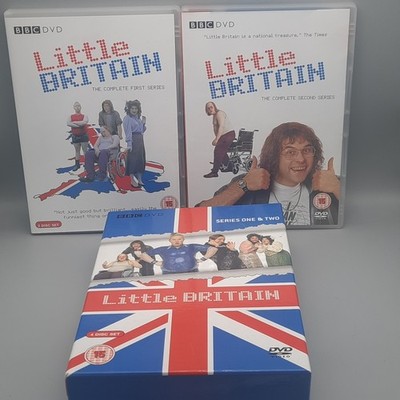 Little Britain Staffel 1 & 2 komplett 4 DVDs BBC UK Englisch Region 2