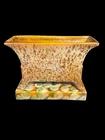 Royal Haeger 75th Anniversary Leopard Glaze Planter Vase Arden Hickman Design