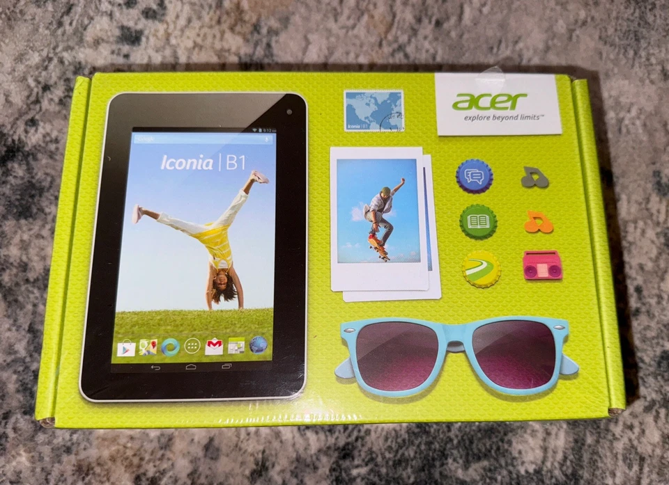 Acer Iconia Tablet B1-710 Android 16GB 7" Screen WiFi 1.2GHz Dual-Core Processor - Image 2 of 3