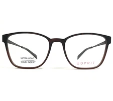Esprit Eyeglasses Frames ET33421 COLOR-545 Brown Square Full Rim 52-17-140