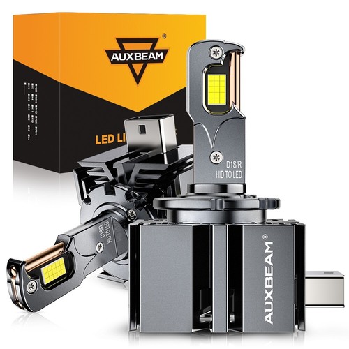 AUXBEAM 6500K D1S D1C D1R HID Replace Headlight LED Bulbs Canbus Super Bright 2X - Picture 12 of 13