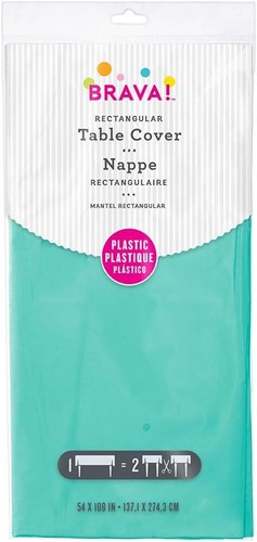 Amscan Disposable Plastic Table Cover - 54" x 108" Event Essential, ( 3 Pack) - Picture 6 of 18