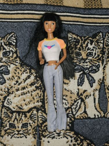 Vintage Pocahontas Disney Barbie 1995 With Y2k Outfit (No Shoes)