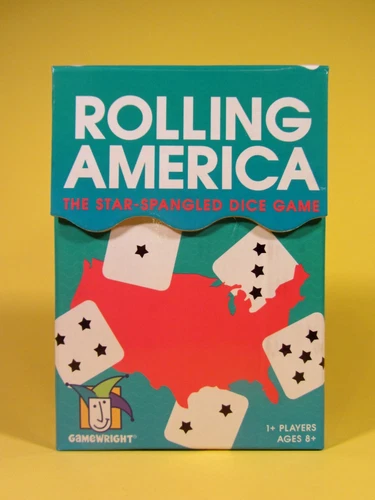 Rolling America Dice Game Map United States Hisashi Hayashi Gamewright NEW