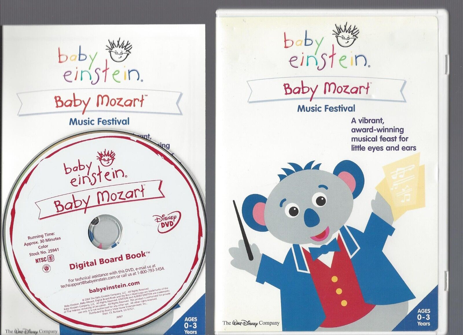 Baby Einstein - Baby Mozart - Digital Board Book - ~*DISC ONLY*~