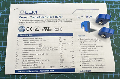 LEM Current Transducer LTSR 15-NP mit Datasheet, unbenutzt