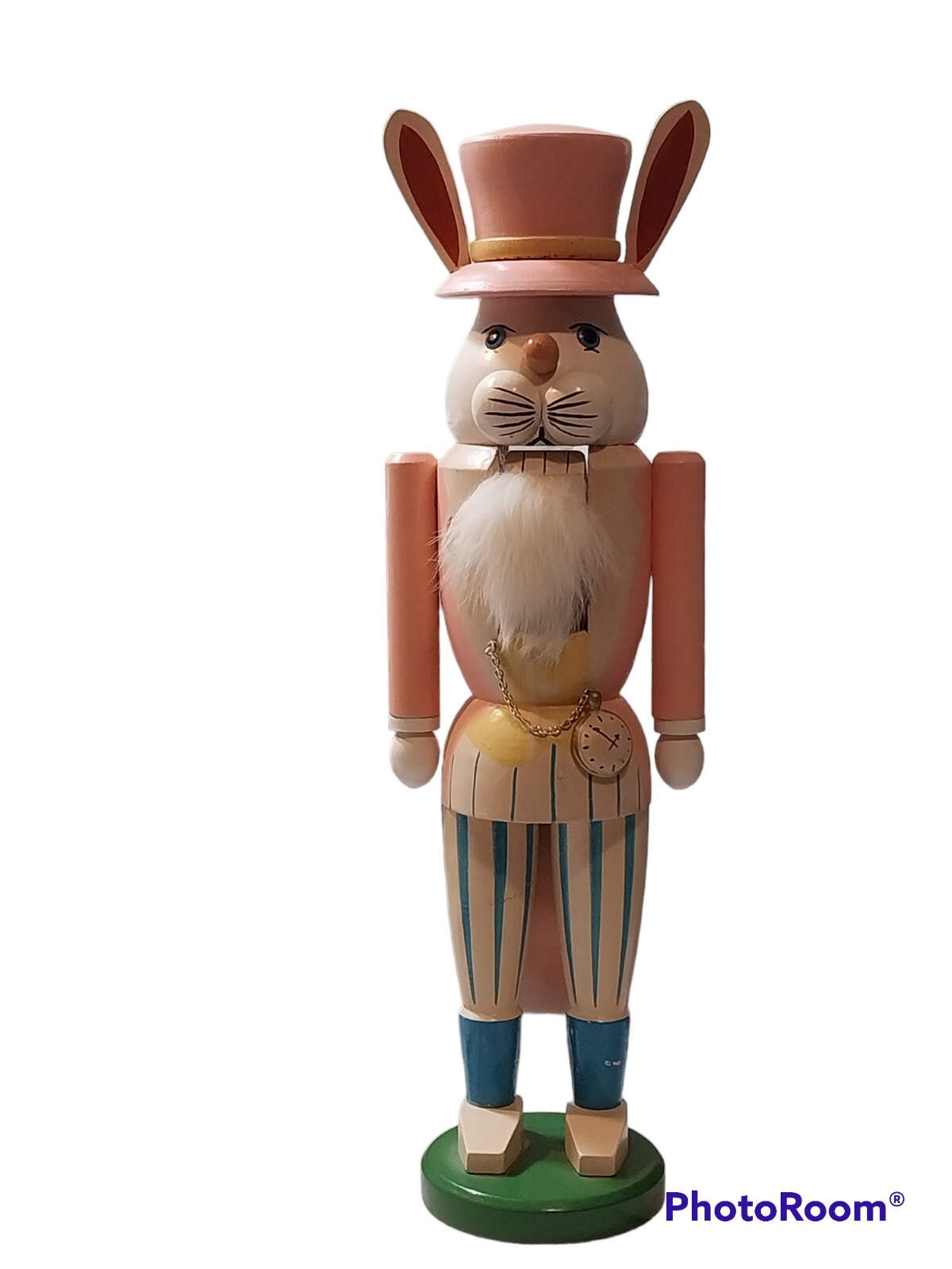 Vtg Erzgebirge Easter Bunny Rabbit Nutcracker German Democratic