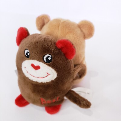 Valentine s Day Forever Best Friends Plush Stuffed Amimals Monkeys Ape Gift Toy
