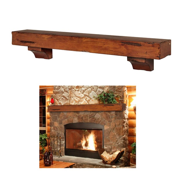 Pearl Mantels Devonshire Traditional Fireplace Mantel Shelf 416