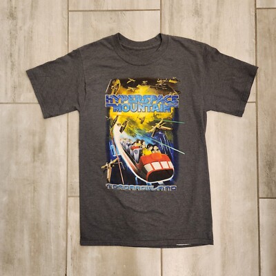 Rare Disney Disneyland Hyperspace Space Mountain Ride Graphic T