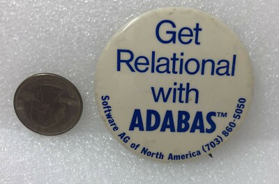 Software AG Of North America Get Rational With ADABAS Advertising Pin