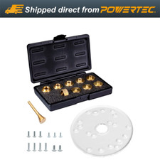 POWERTEC 71778 Router Template Guide Set with...