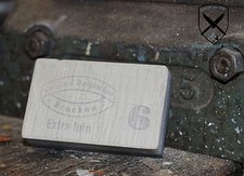 Original Belgischer Brocken No.6 Naturschleifstein Messer schärfen, extra Fein.