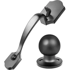 Elemake Front Door Lock Exterior/Interior Front Entry Handleset with Door Knob