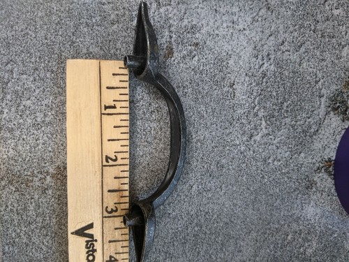 Posten botanische Blatt Astgriffe Knöpfe schwarz anthrazitgrau + einige Vintage andere - Bild 8 von 10
