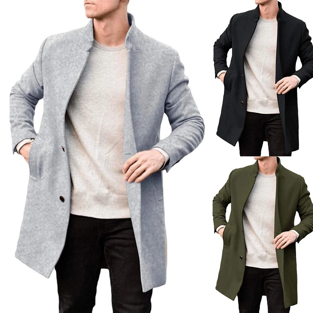 VETEMENTS Cappotto Uomo Invernale Autunno Abbigliamento Uomo Manica Lunga Giacca Tessuto Poliestere