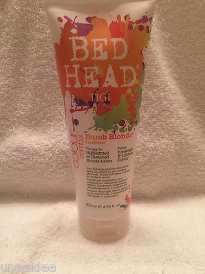NEW Authentic TIGI bed head Dumb Blond Conditioner 6.76 Oz  / 200 ml