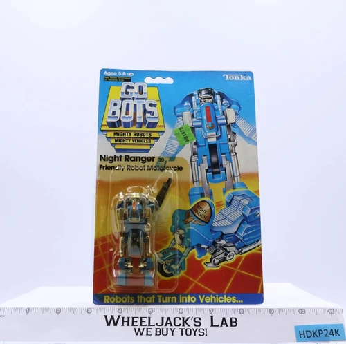 Night Ranger Friendly Robot Motorcycle Gobots 1984 Tonka Figure NEW MOSC SEALED