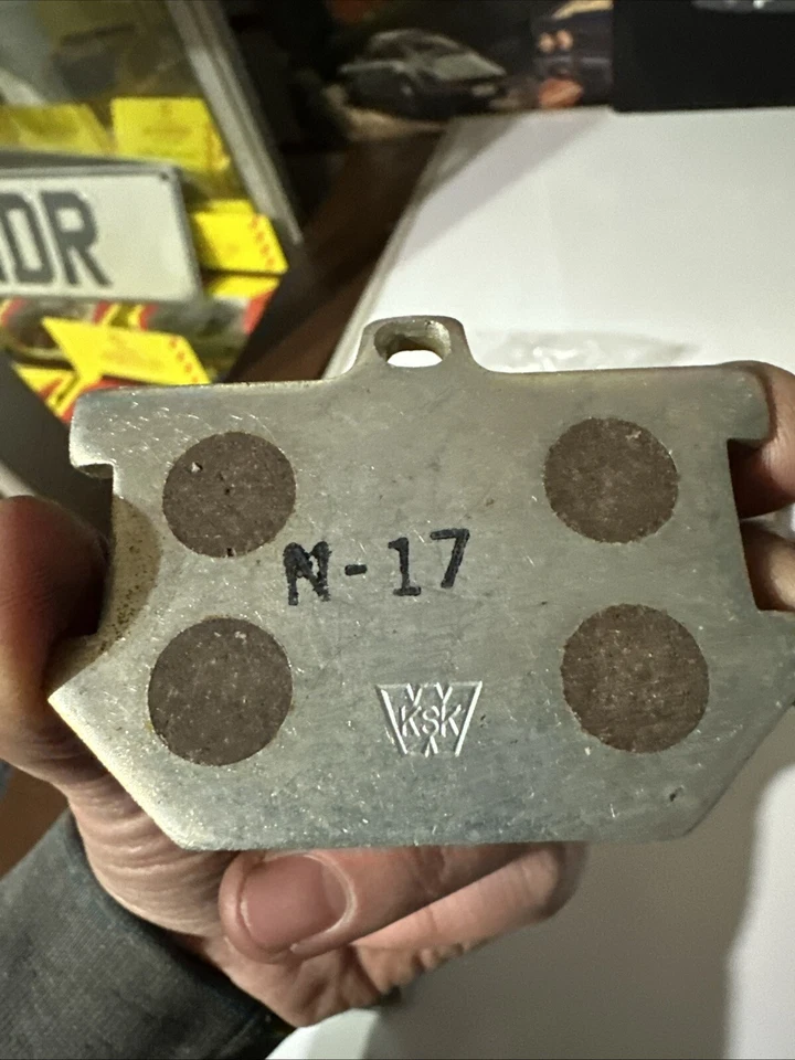 YAMAHA BRAKE PAD KIT FRONT FOR XS400 XS500 XS650 XS850 1L9-20000-02 WKSK OE SPEC - Image 3 of 4