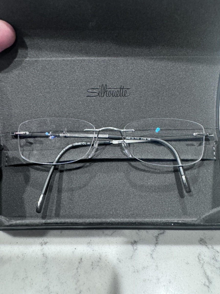 Silhouette Austria 5540 JF 7110 55-21-140 Gunmetal Eyeglasses