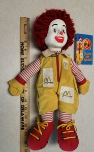 ronald mcdonald doll 1984