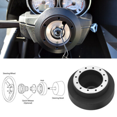 Steering Wheel Hub Adapter Boss Kit For BMW E46 320i Mini Cooper NARDI 6 Bolt