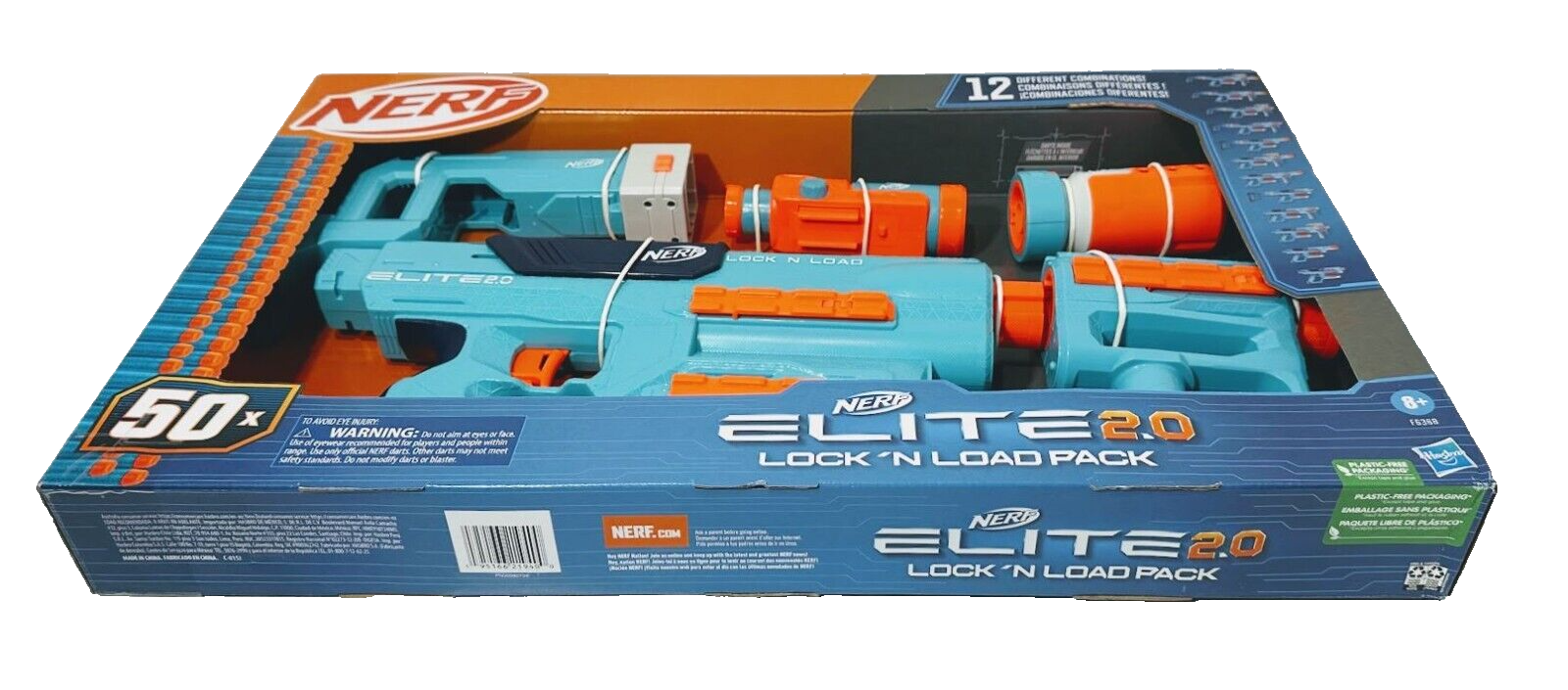 Nerf Elite 2.0 Lock N Load Blaster Pack Nerf Toy Hasbro for sale 
