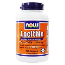 NOW Foods Lecithin 19 Grain 1200 mg., 100 Softgels