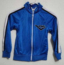 Pony Boys Size 5/6 Long-Sleeve Zip-Up Sweatshirt