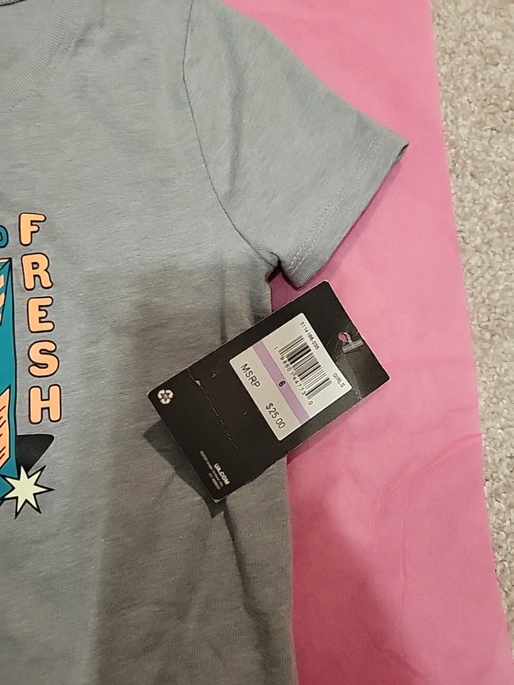 NWT Under Armour Girls Short Sleeve Basketball Tshirt Size 6 - Image 3 of 4