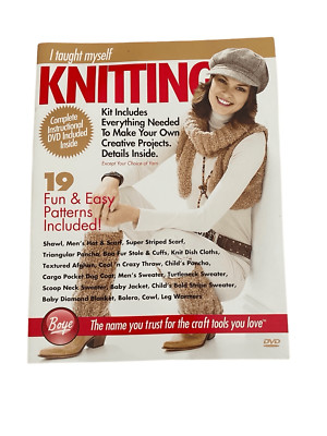 Knitting For Beginners Magazine And Tutorial DVD Diy Craft Projects