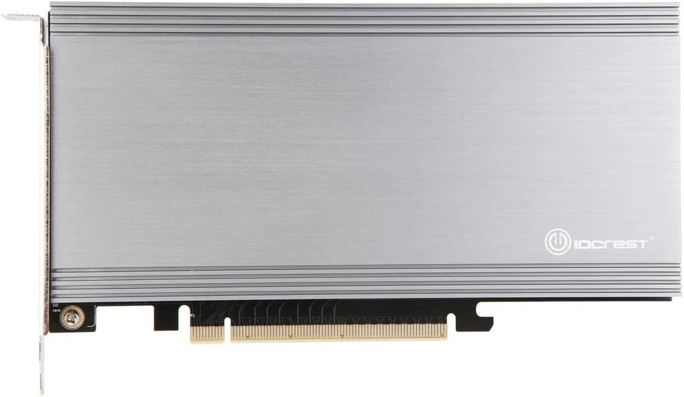 Syba Dual M.2 M-Key NVMe Ports to PCIe 3.0 x16 Bifurcation Riser Controller new! - Image 2 of 4
