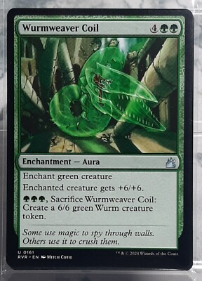 Magic Playset - 4x Wurmweaver Coil - Uc/Verzauberung - Ravnica Remastered -EN/NM