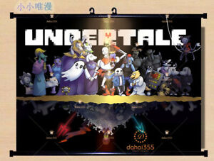 Home Anime Undertale Sans Gift Cosplay Hd Roll Poster Wall Scroll 41 56cm T Ebay