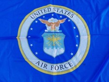 United States Air Force Flag Eagle Coat of Arms 3' x 5' Made in USA Blue Nylon